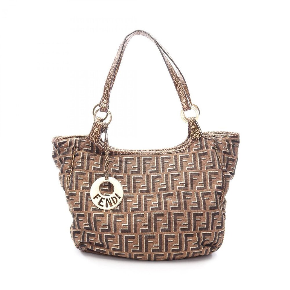 Fendi Zucca Canvas Tote Bag